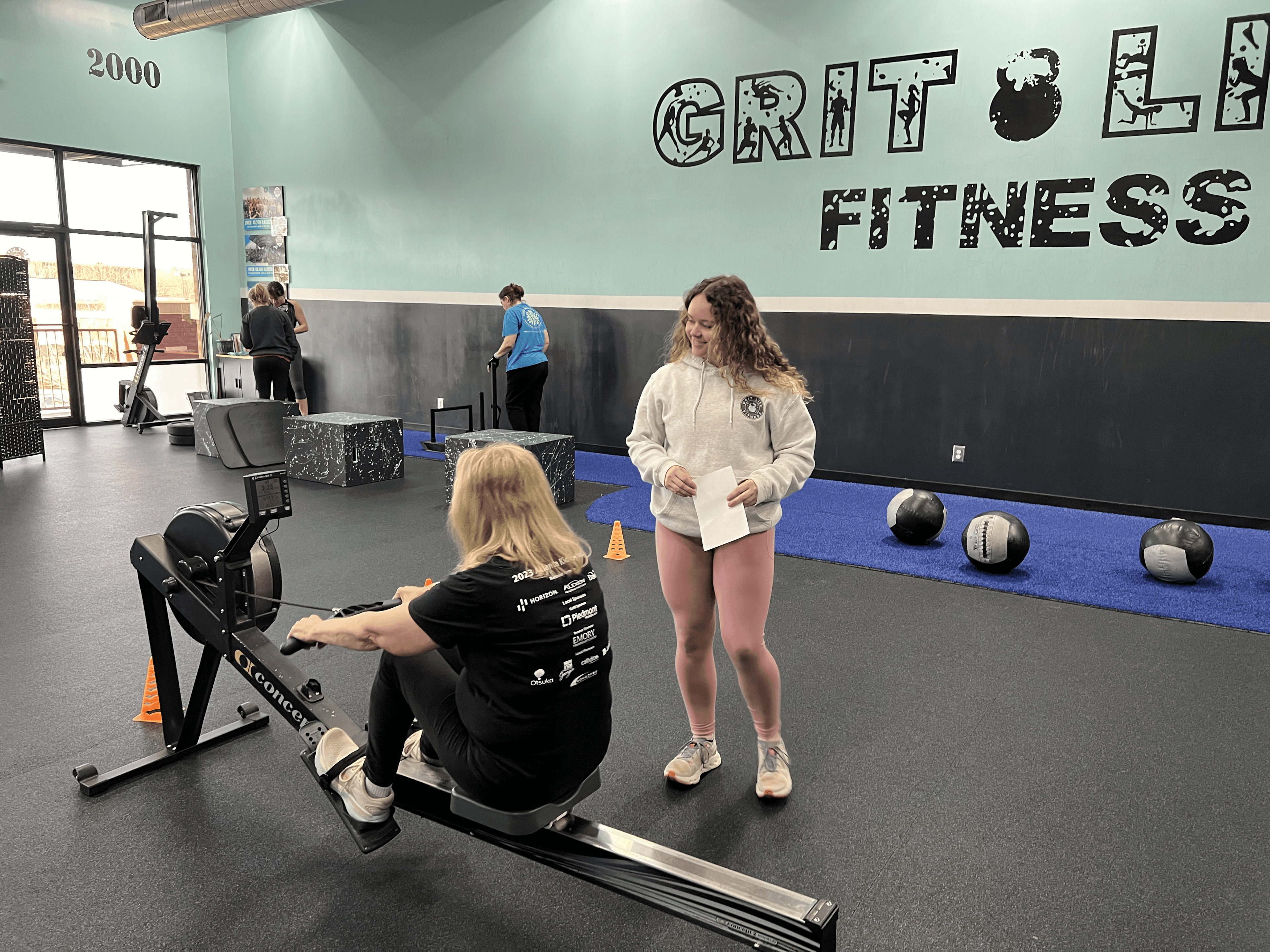 Rower coaching session in Canton