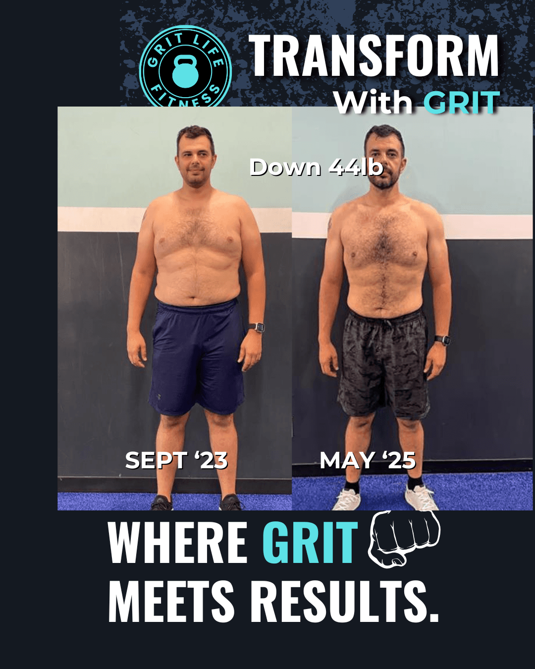 Grit Life member during a session